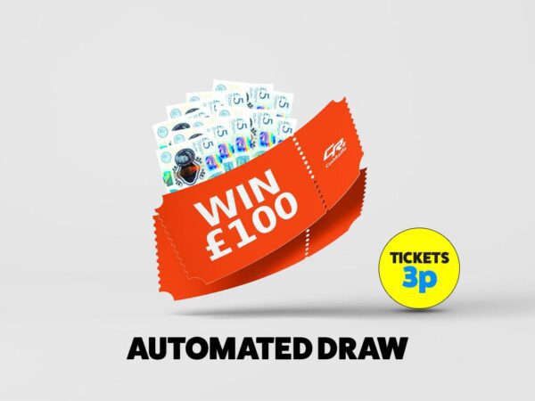 Win £100 Tax Free Cash (26) Automated Draw - Winner Announced 8.15pm - 8.30pm